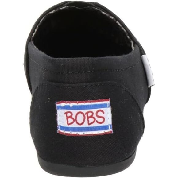 Black Ballet Flats | Memory Foam Footbed | Vegan & Charitable | Machine Washable - Picture 5 of 8